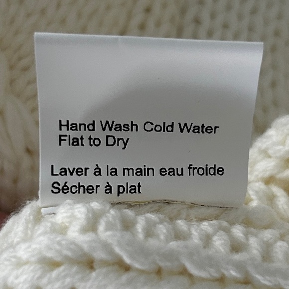 Cream Chunky Turtleneck Cable Knit Sweater - Picture 4 of 5